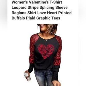 Women's heart top. New XL